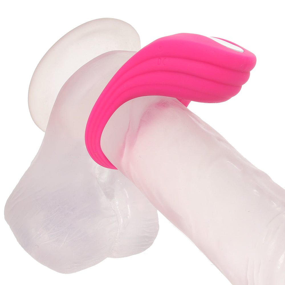 Silicone Remote Pleasure Vibrating Cock Ring