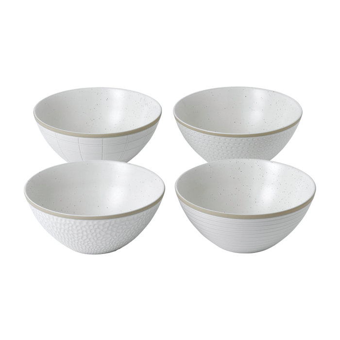 Royal Doulton Exclusively for Gordon Ramsay Maze Grill Mixed White Bowls Set of 4