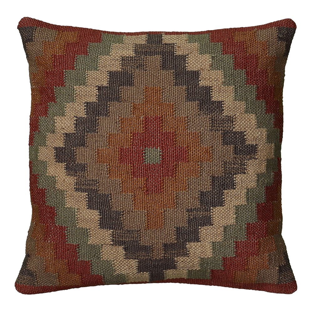 Rizzy Home Southwestern Geometric Throw Pillow