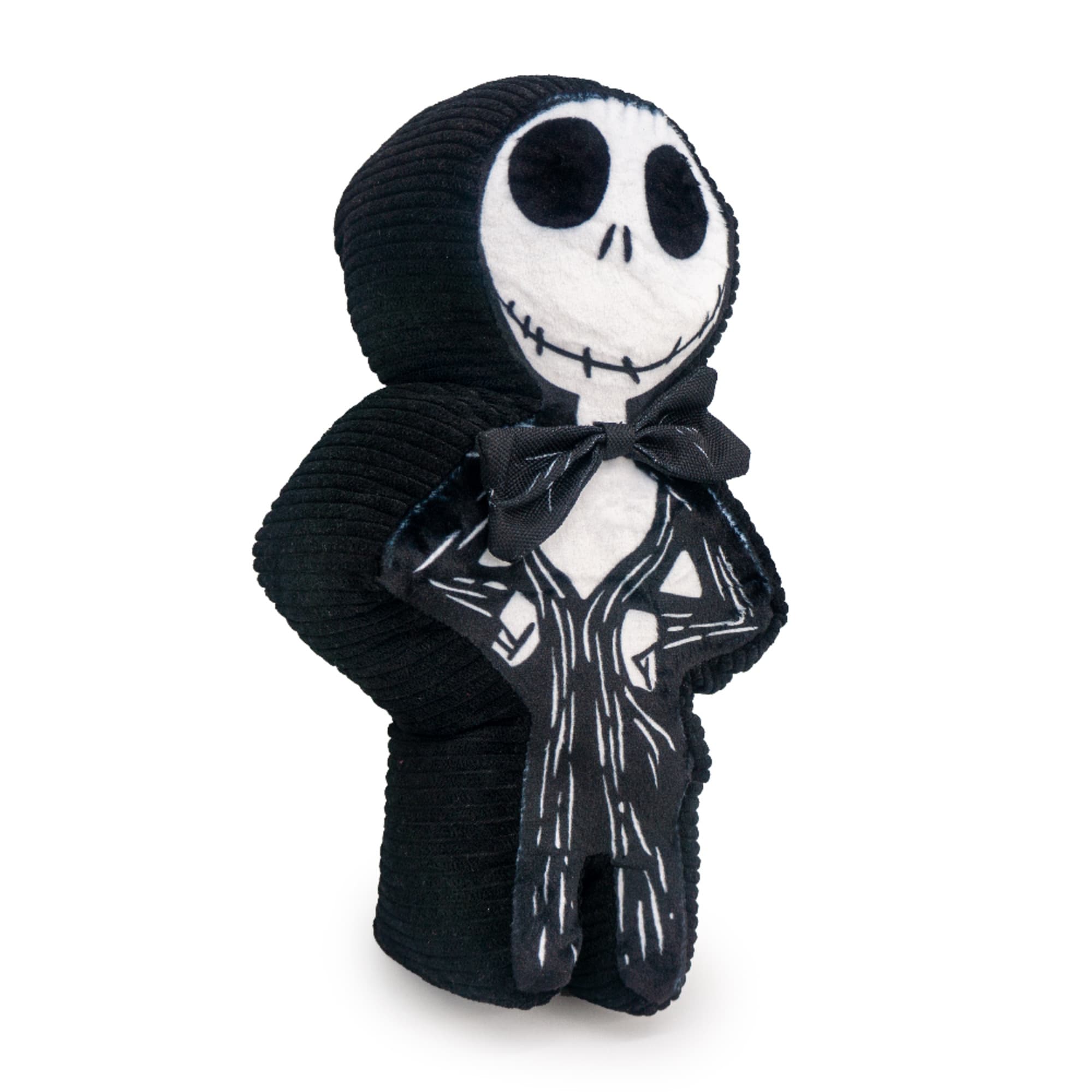 BUCKLE-DOWN Disney A Nightmare Before Christmas Jack Skellington Standing Pose Plush Squeaker Dog Toy， Medium