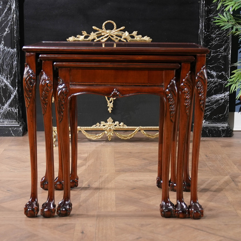 Chippendale Nesting Tables   Victorian   Side Tables And End Tables   by Niagara Furniture  Houzz