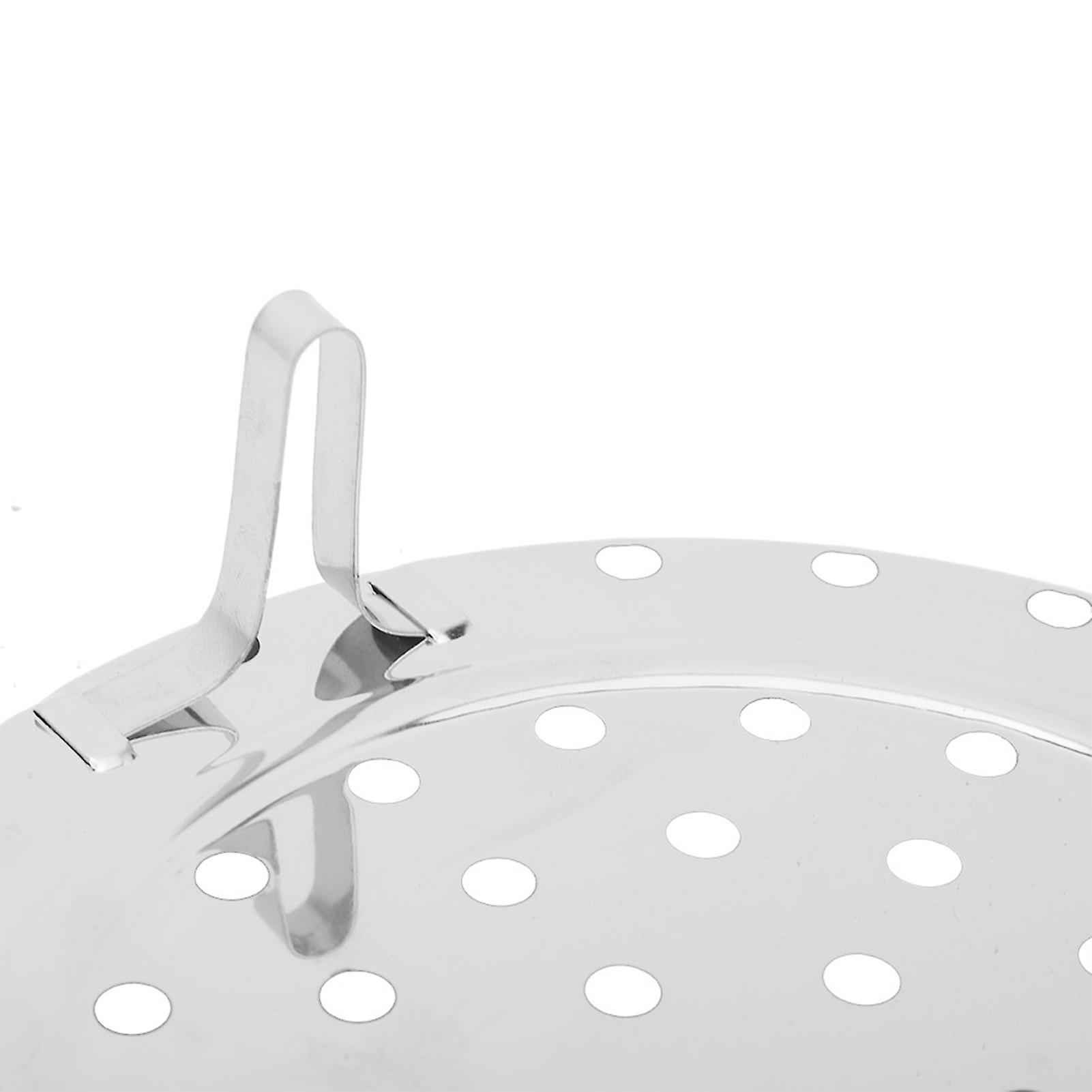 8 Inch Steamer Rack， Round Stainless Steel Rack Steaming Canning Rack Steam Basket Rack Steaming Tray For Pressure Cooker Cooking Toast Bread Salad[20