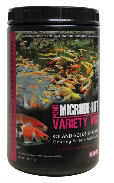 Microbe-Lift Legacy Variety Mix Floating Pellets and Sticks Koi and Goldfish Food