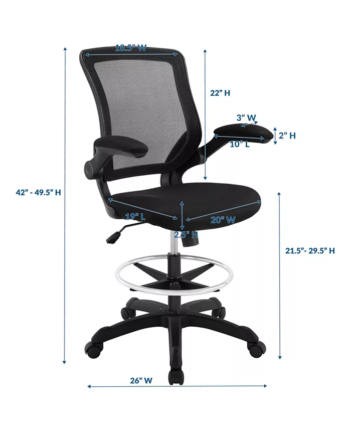 Modway Veer Drafting Chair