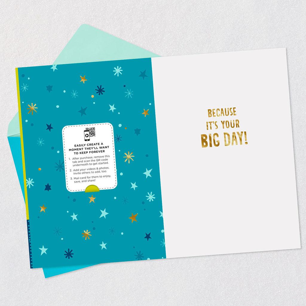 Hallmark  Wish Big Cake Video Greeting Birthday Card