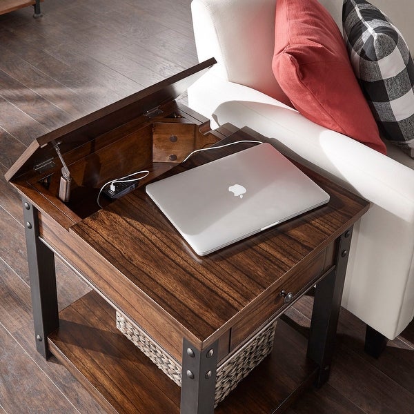 Richter Wood End Table by iNSPIRE Q Classic