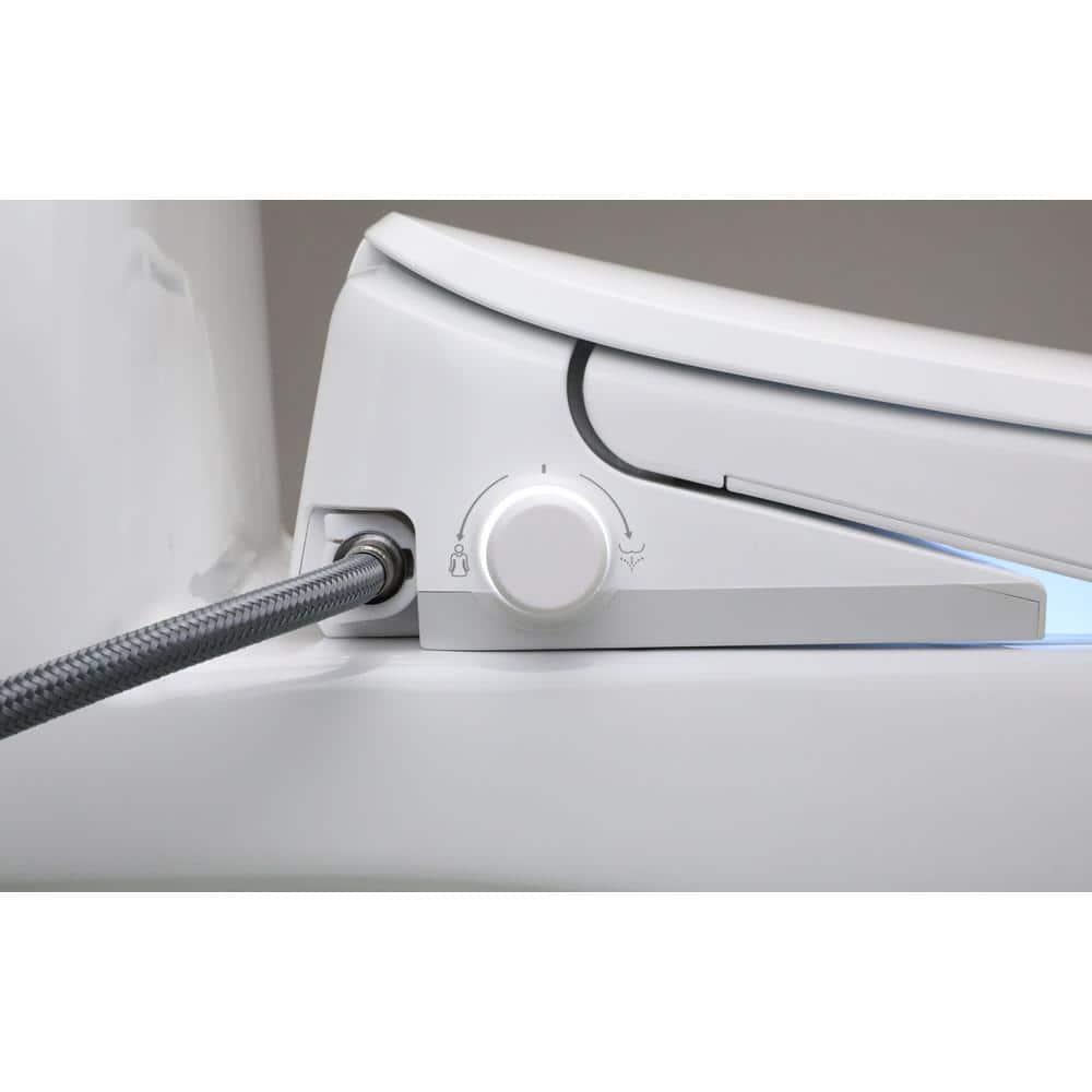 Alpha Bidet UX Pearl Electric Bidet Seat for Elongated Toilets in White