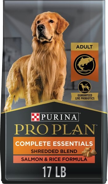 Purina Pro Plan Adult Shredded Blend Salmon and Rice Formula Dry Dog Food