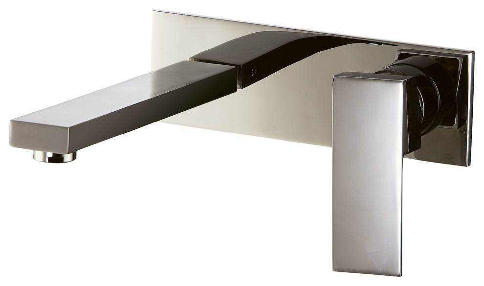 Dawn Wall Mounted Single lever Concealed Washbasin Mixer  Brushed Nickel  Square   Contemporary   Bar Faucets   by DirectSinks  Houzz