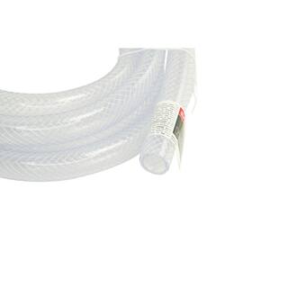 Everbilt 1 in. O.D. x 34 in. I.D. x 10 ft. PVC Braided Vinyl Tube HKP002-PVC004