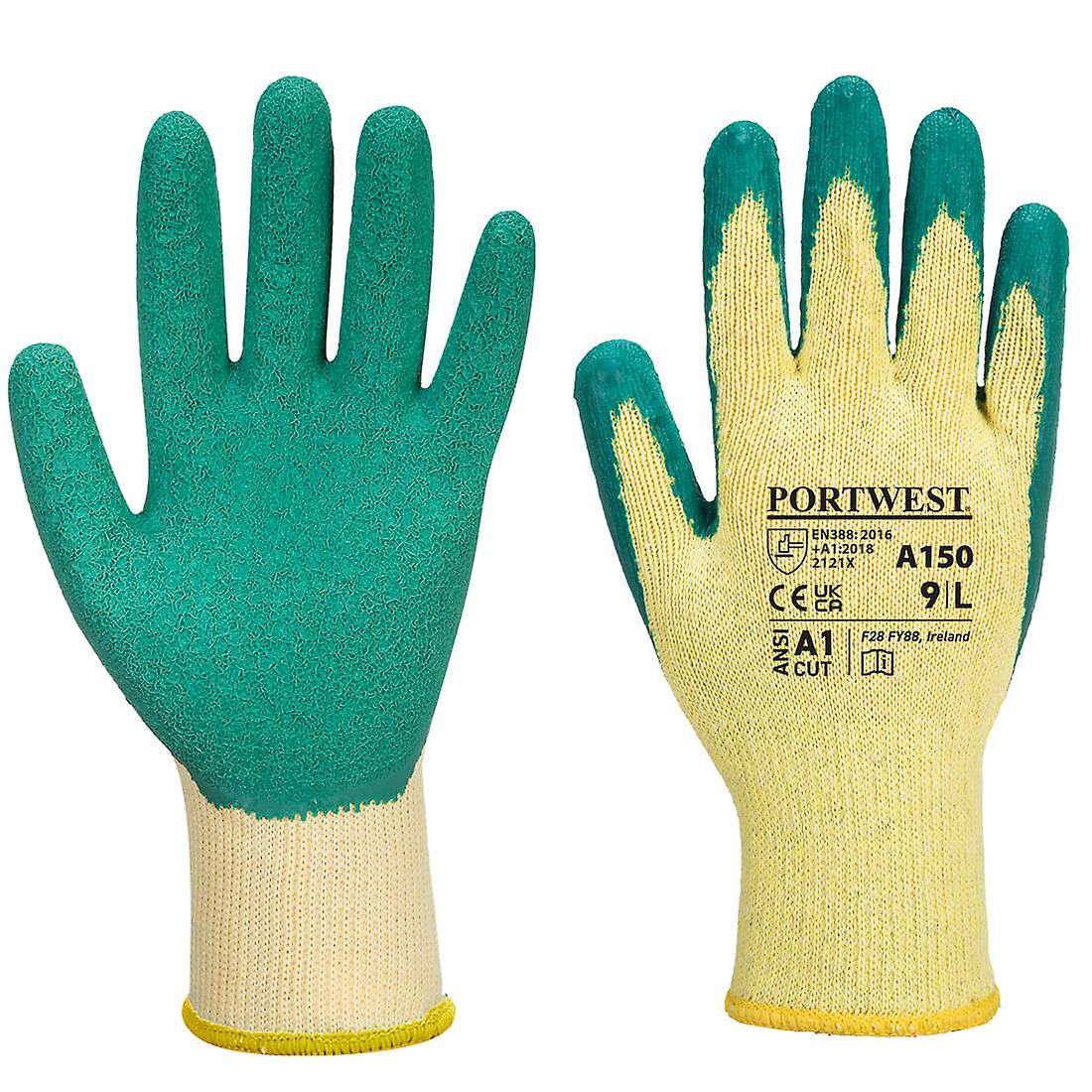 Portwest a150 classic grip latex gloves