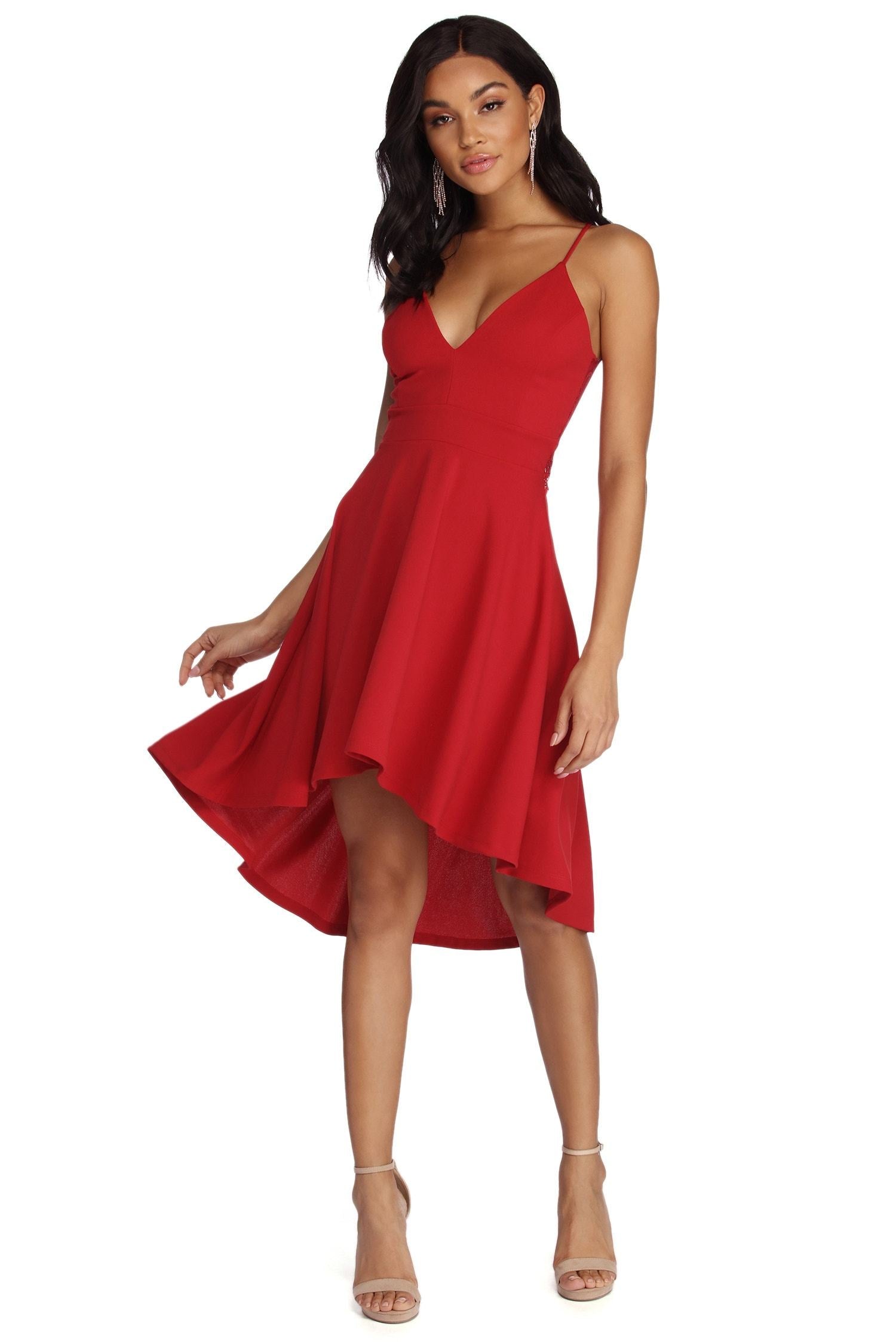 Swept Off Your Feet High-Low Dress