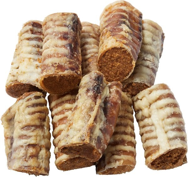 Bones and Chews Made in USA Chicken and Rice Flavored Filled Beef Trachea Dog Treats