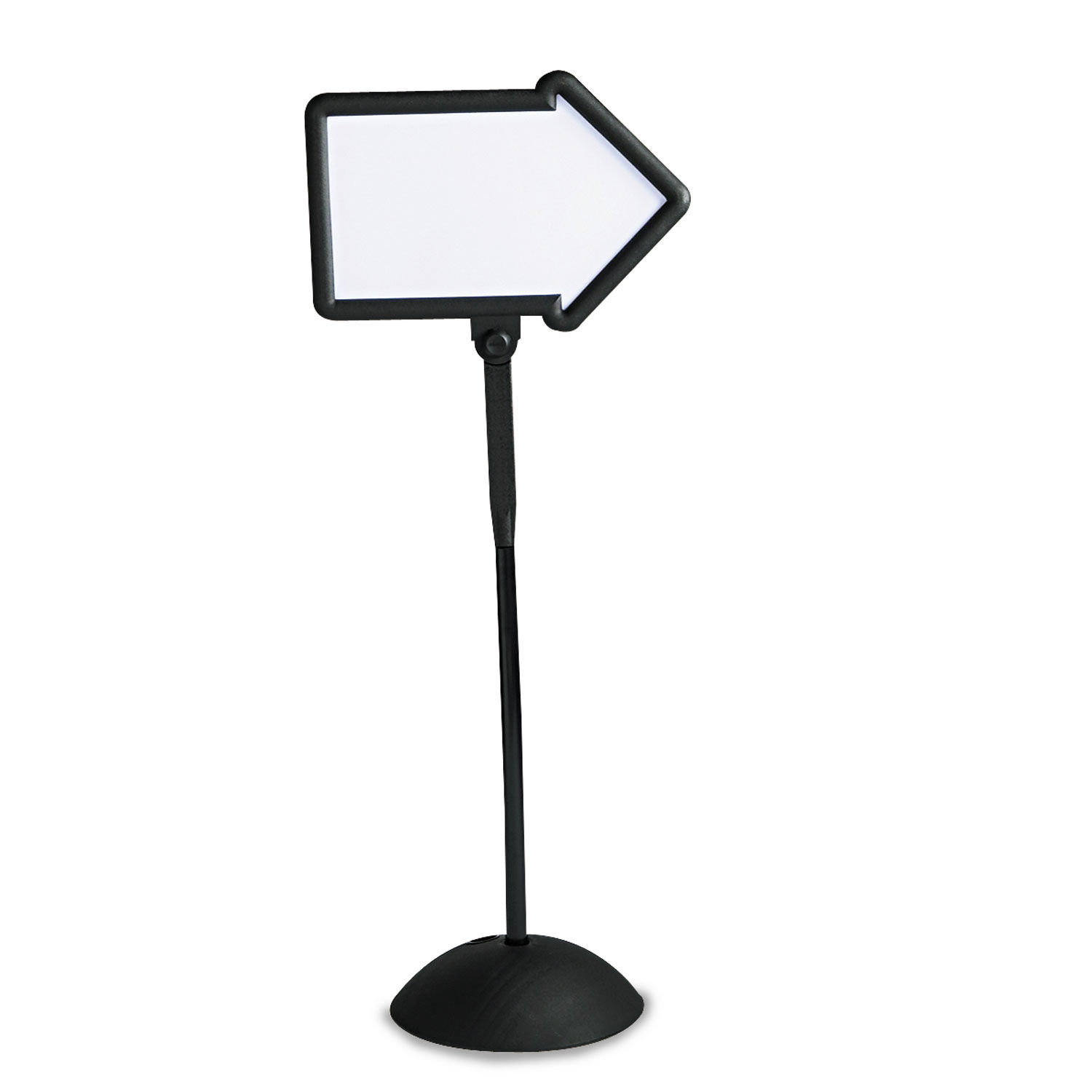 WriteWay Double-Sided Magnetic Dry Erase Standing Message Sign by Safcoandreg; SAF4173BL