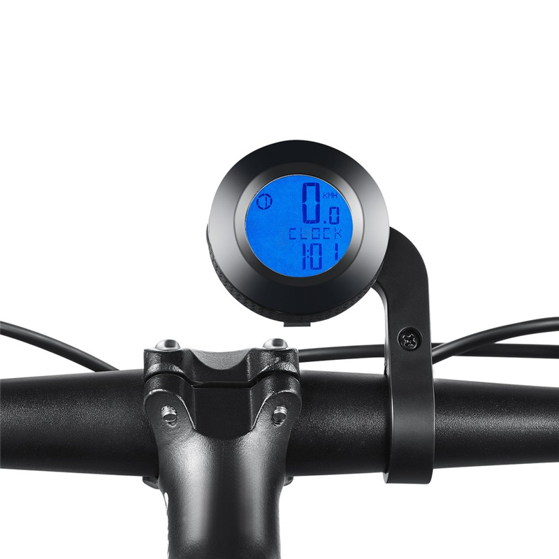 Cheap Cycle Digital Bike Riding Speed Meter Handlebar Night light Mount Wireless Bicycle Computer