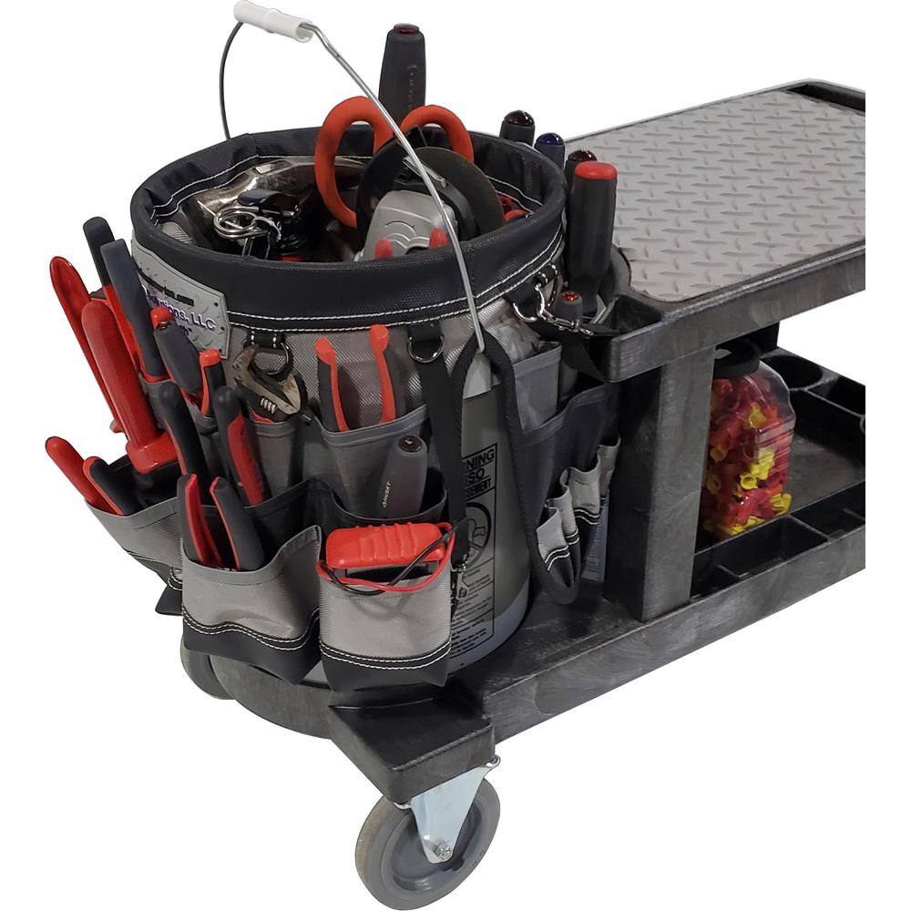 Workshop Solutions LLC Workshop Solutions Tradesman Cart w61 Pocket Tool Organizer - Heavy Duty 5