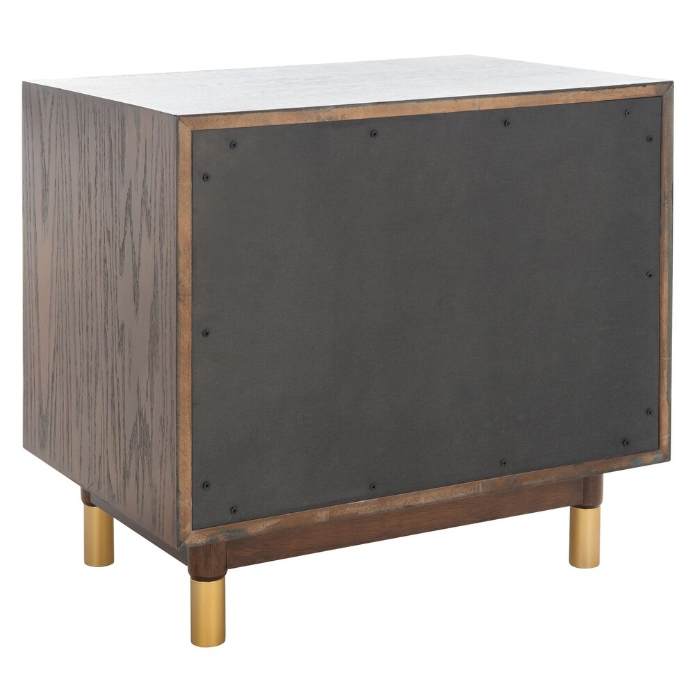 SAFAVIEH Justice 2 Drawer Accent Table Nightstand