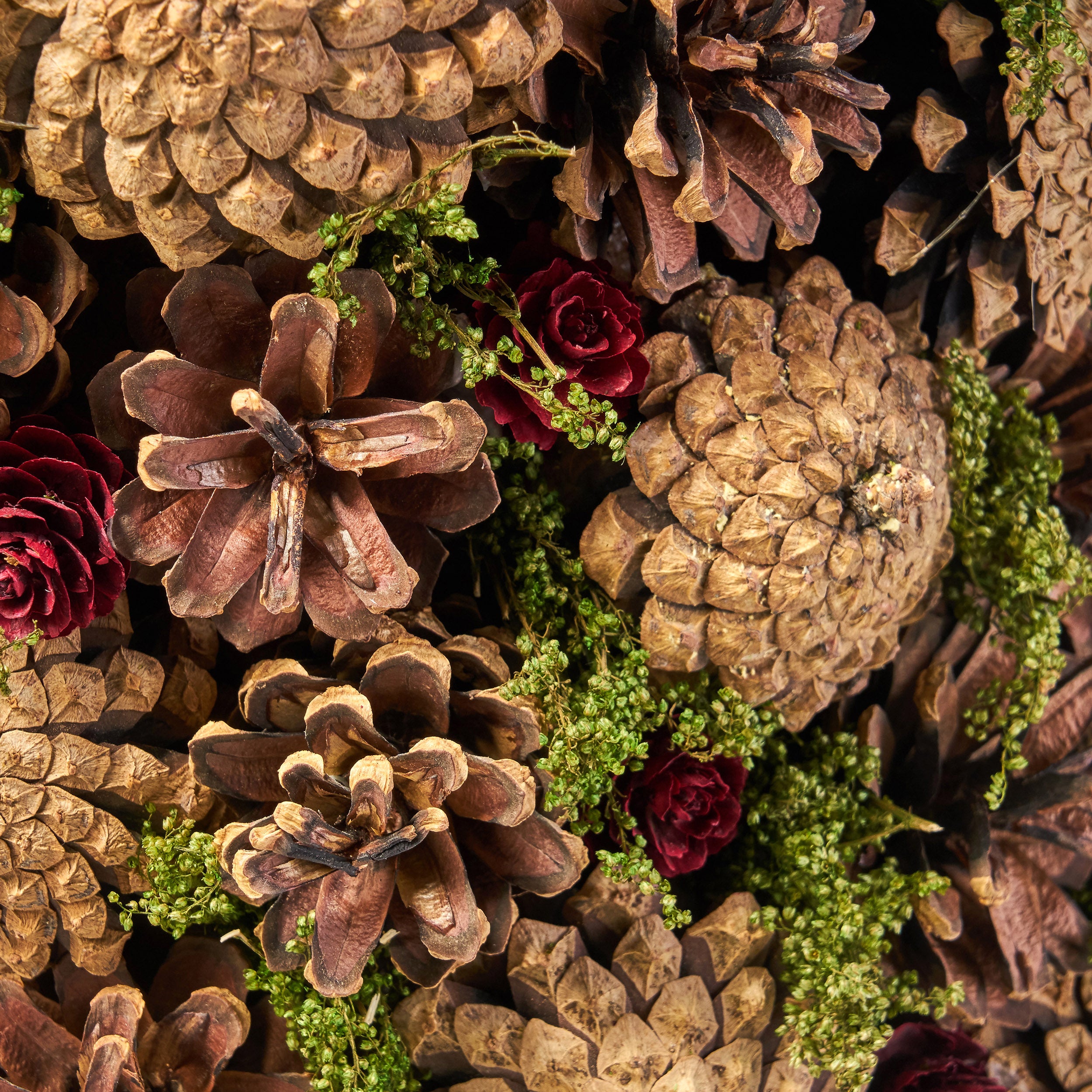 Elif Pre-Decorated Pine Cone Unlit Artificial Tabletop Christmas Tree