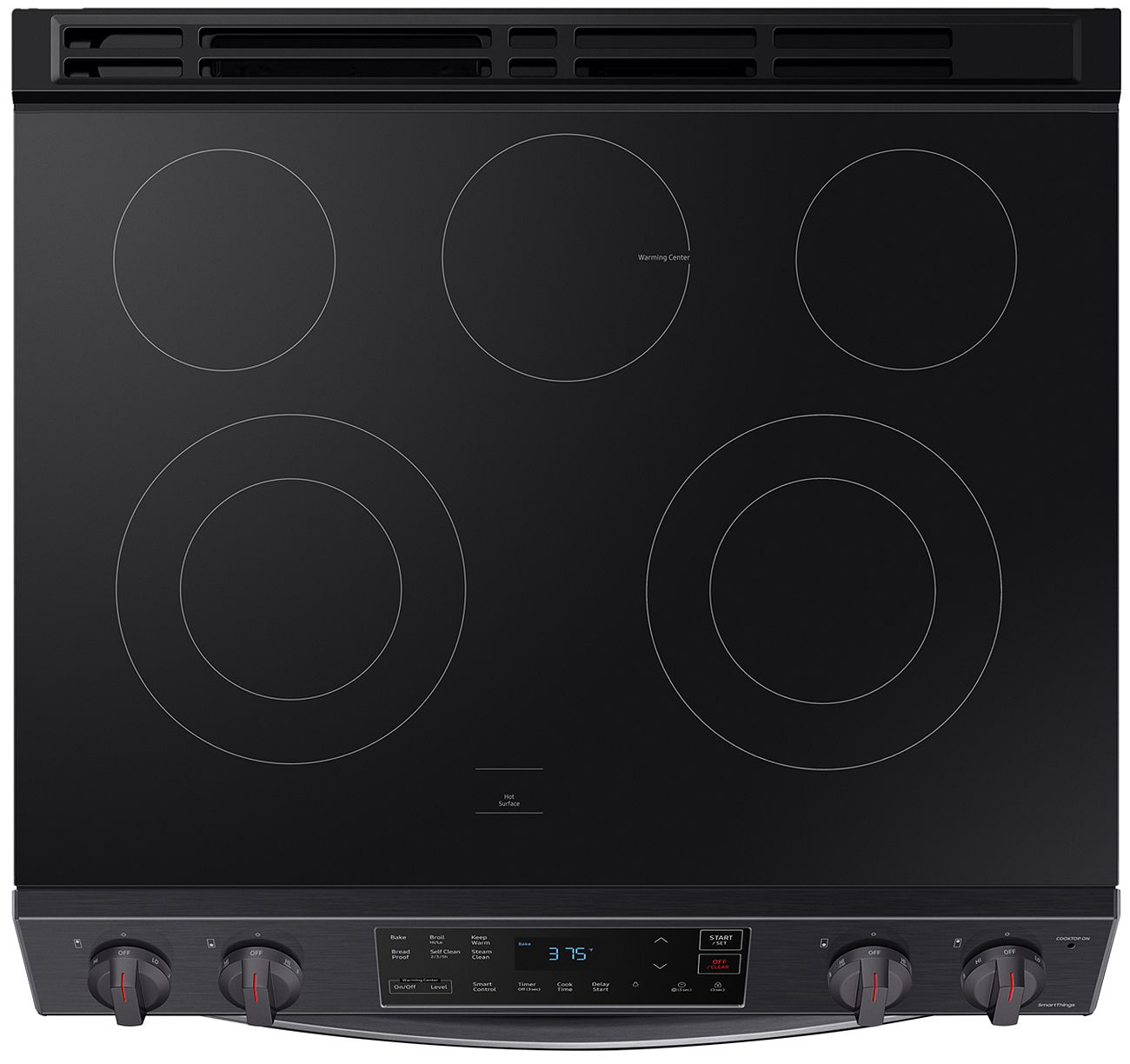  ADA 6.3 Cu. Ft. Fingerprint Resistant Black Stainless Steel Front Control Slide-In Electric Range