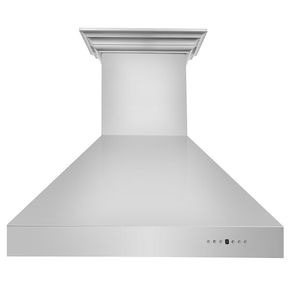 ZLINE Ducted Vent Wall Mount Range Hood with Built-in CrownSound