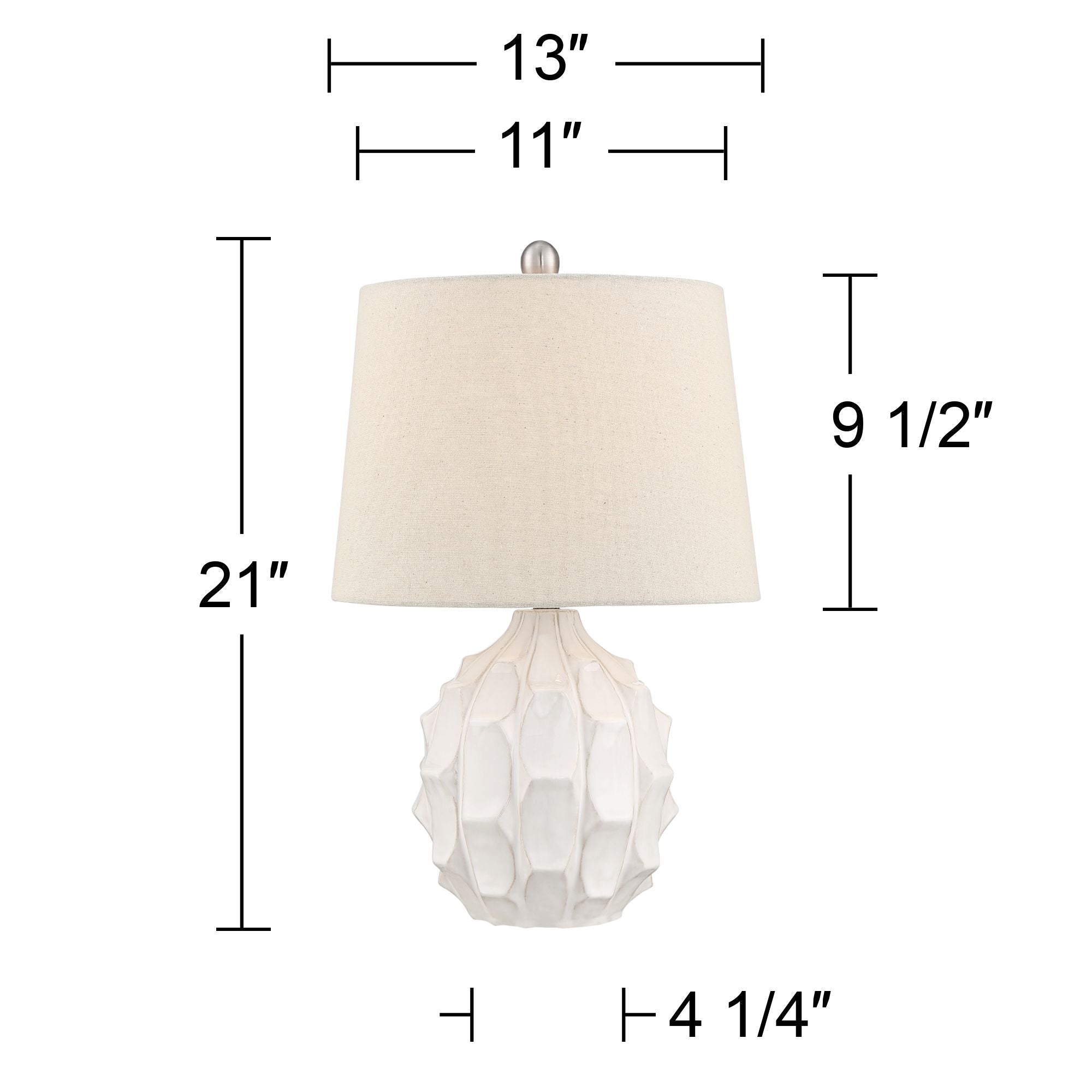 360 Lighting Mid Century Modern Accent Table Lamp 21