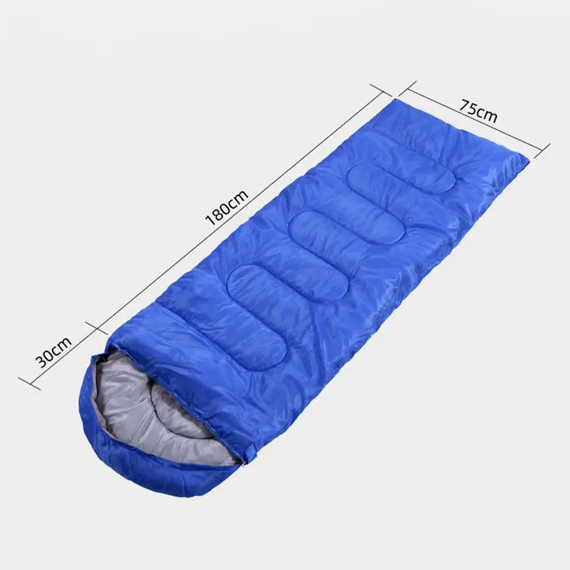 Outdoor Cold Weather Keep Warm Adult Envelope Sleeping Bag For Camping Hiking