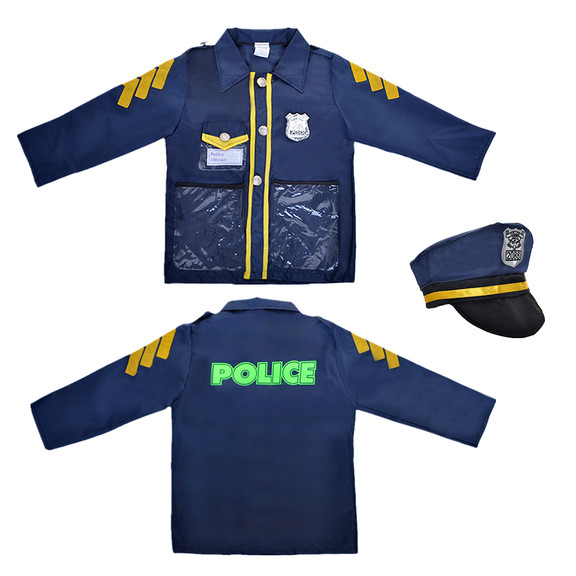 TOPTIE Police Costume for Kids  Christmas Role Pla...