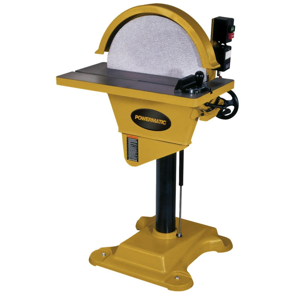 20 Disc Sander， 2HP 1PH 230V ;