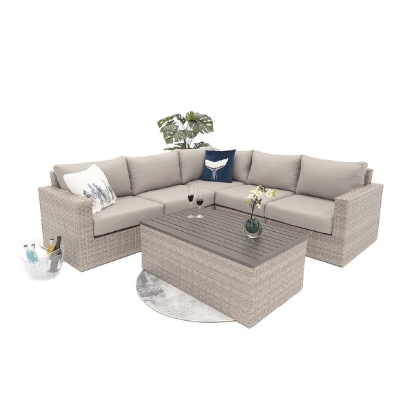 Avalon Bay 6piece Deep Seating Sectional