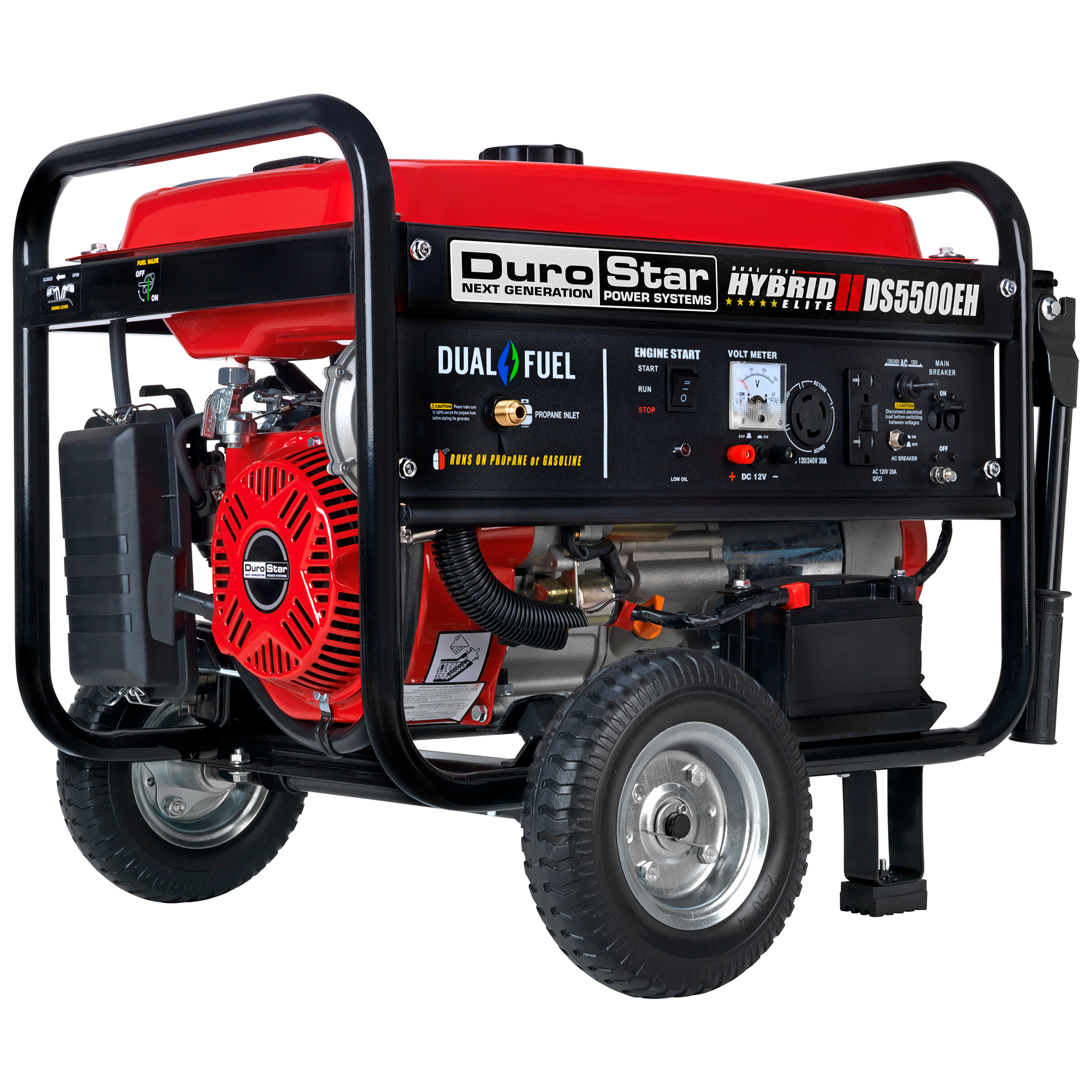 5,500 Watt Dual Fuel Portable Generator