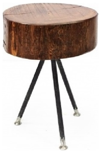 Cookie Side Table   Rustic   Side Tables And End Tables   by HomeCraftDecor  Houzz