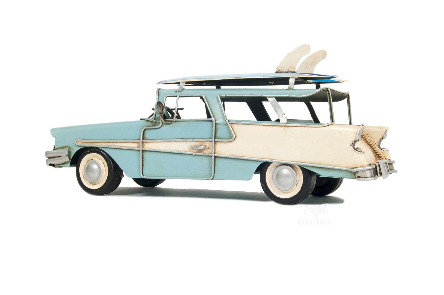 1957 Ford Country Squire Station Wagon Blue by Xoticbrands - Veronese Size (Small)