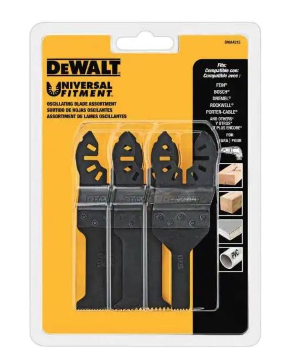 DEWALT Oscillating Blade Set 3pc DWA4215 from DEWALT