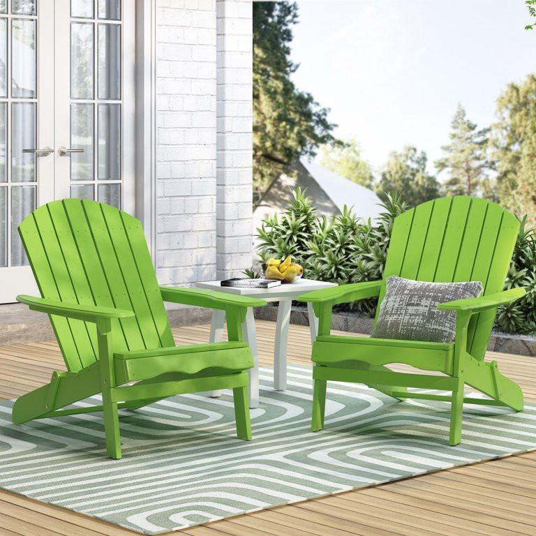 Transitional Adirondack Chair  Acacia Wood Frame With Slanted Seat   Contemporary   Adirondack Chairs   by Decorn  Houzz