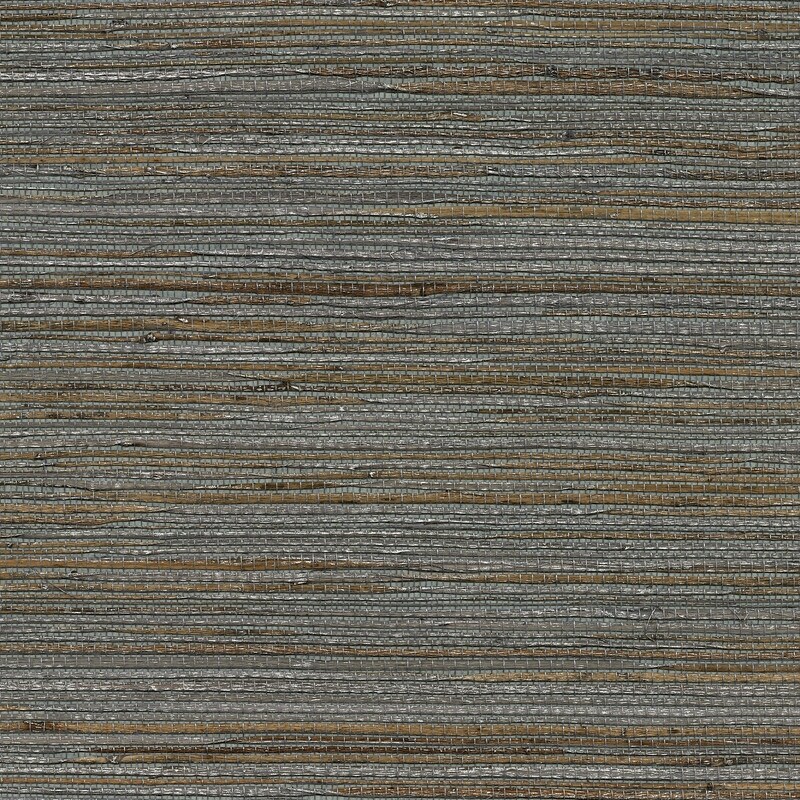 Shandong Slate Ramie Grasscloth Wallpaper   36in x 288in x 16.025in