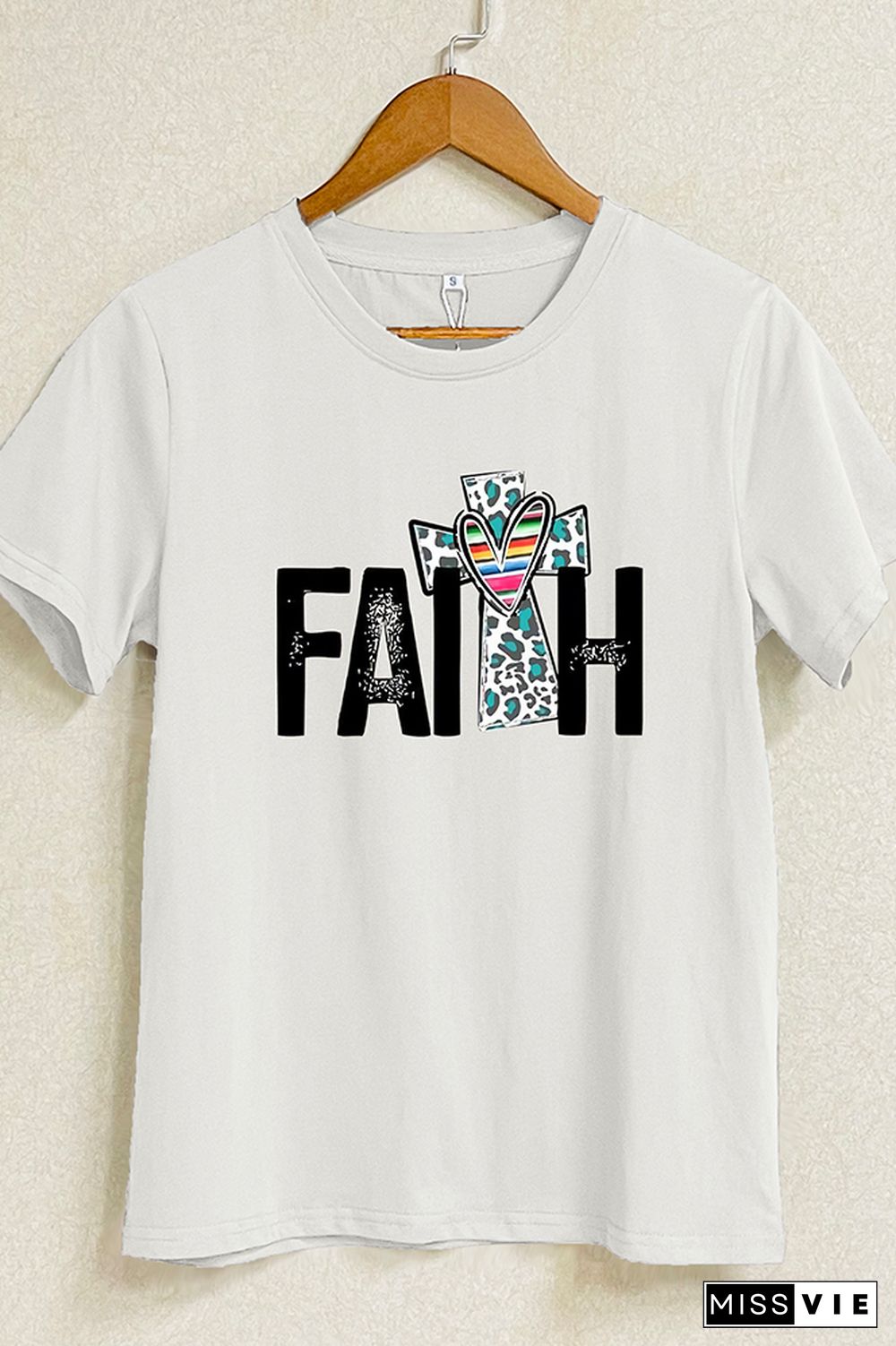 Faith Short Sleeve Graphic Tee Wholesale