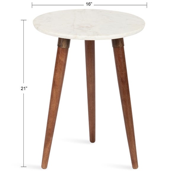 Kate and Laurel Rumsen Round Side Table