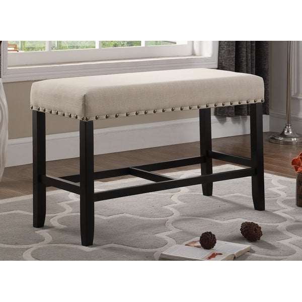 Biony Tufted Bench， Tan