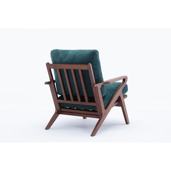 Upholstered Accent Lounge Leisure Chair with Solid Wood Frame