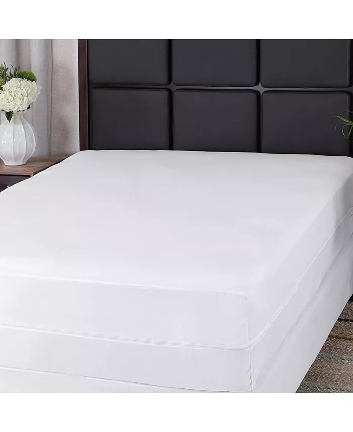 Guardmax Waterproof Mattress Protector with Zipper – White