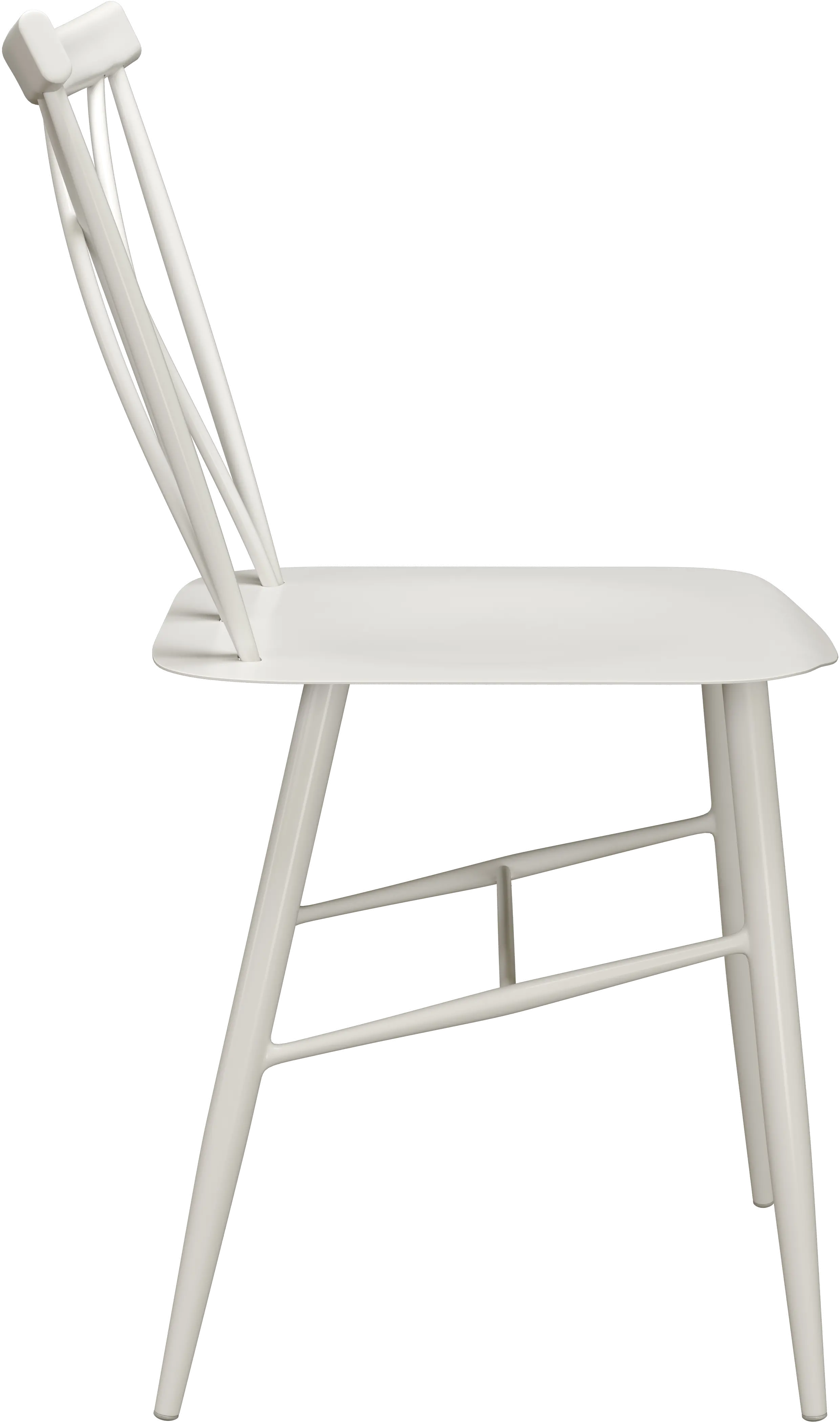 Easton White Metal Dining Room Chair (Set of 2)