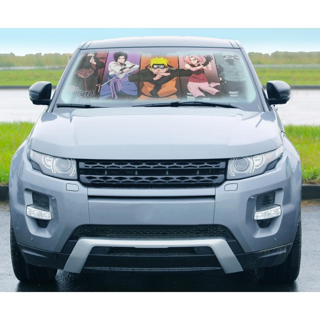 Just Funky Naruto Shippuden Characters Sunshade For Car Windshield 58 X 28 Inches