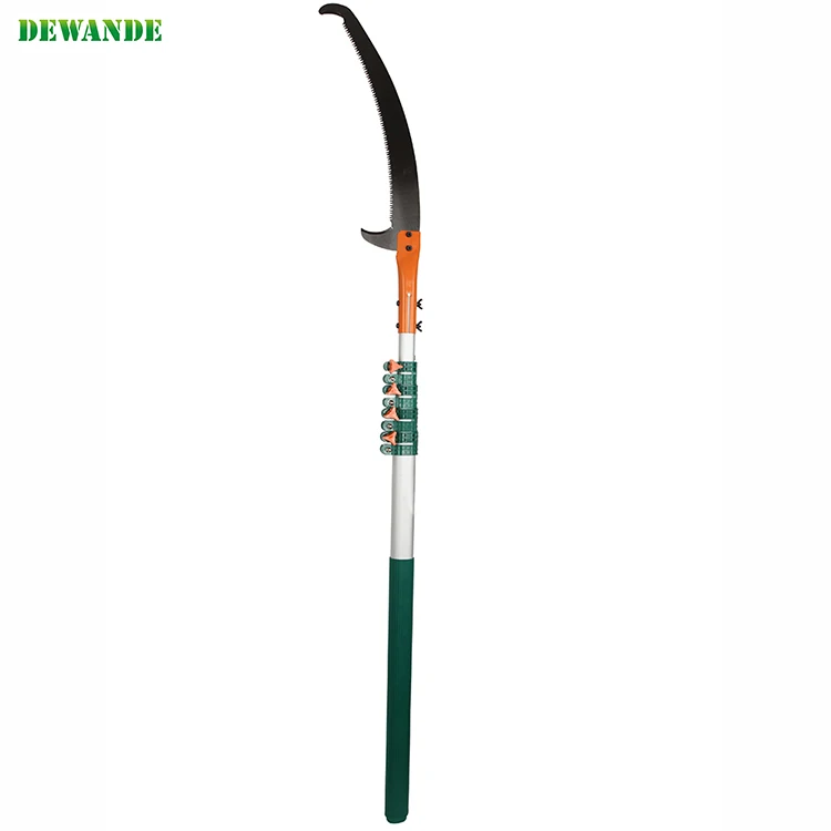 Dewande hand pole saw long trimmer branch cutting saw 5 meters telescopic tree pruning saw