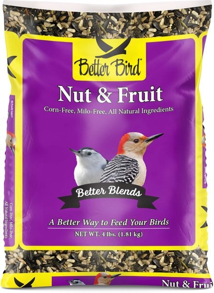 Better Bird Nut and Fruit Bird Food， 4-lb bag