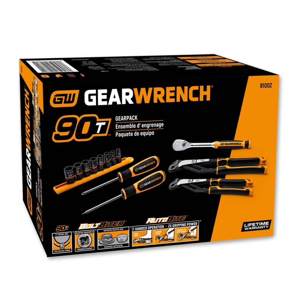 GEARWRENCH GEARPACK Tool Set Bolt Biter and Auto Bite 13pc