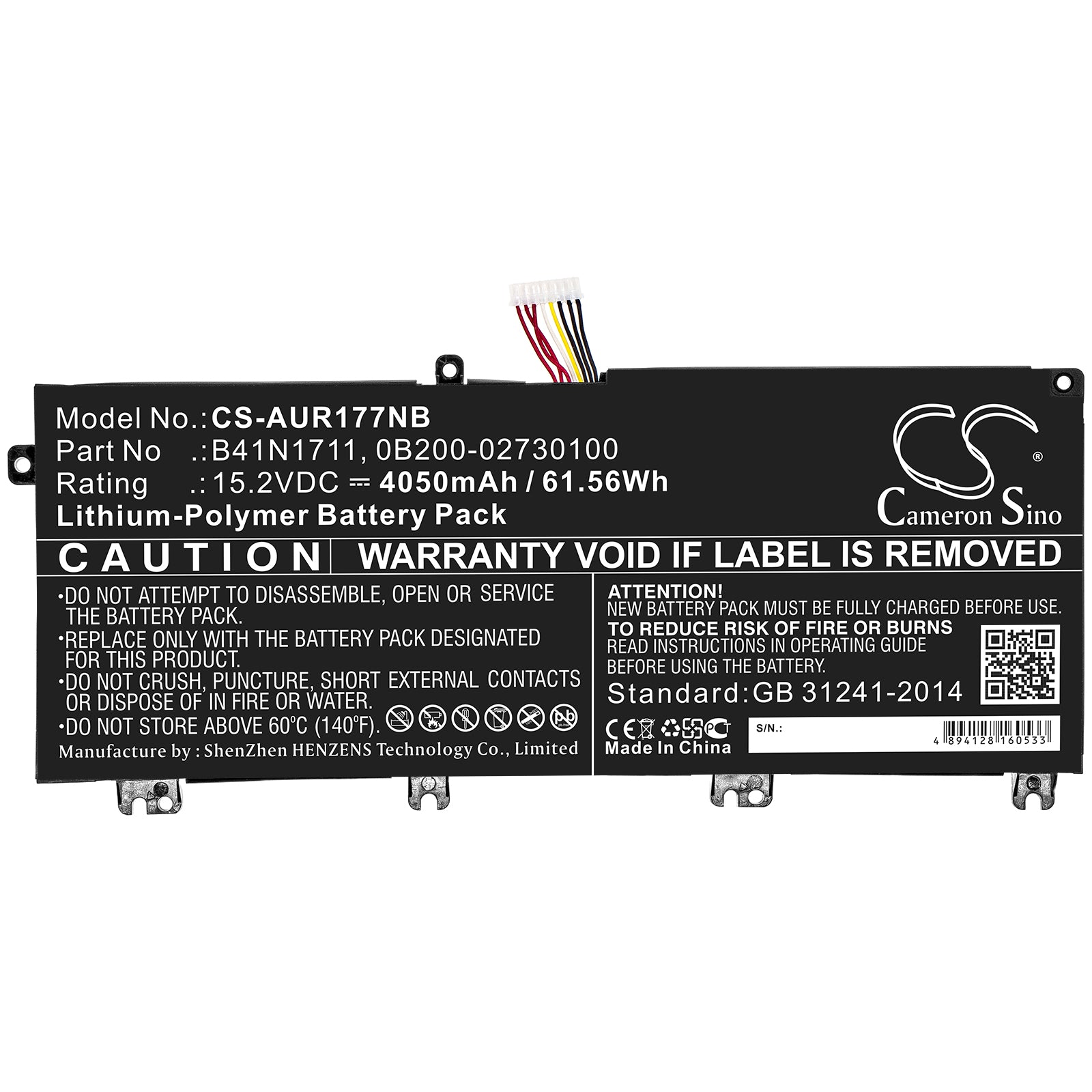 Asus FX503VD0072C7300HQ FX503VDDM002T FX503VDDM Replacement Battery BatteryClerkcom Laptop and Notebook