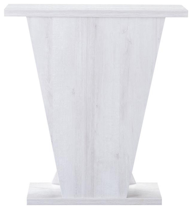 Furniture of America Sundi Wood 3 Shelf Console Table in Weathered White   Transitional   Console Tables   by Homesquare  Houzz