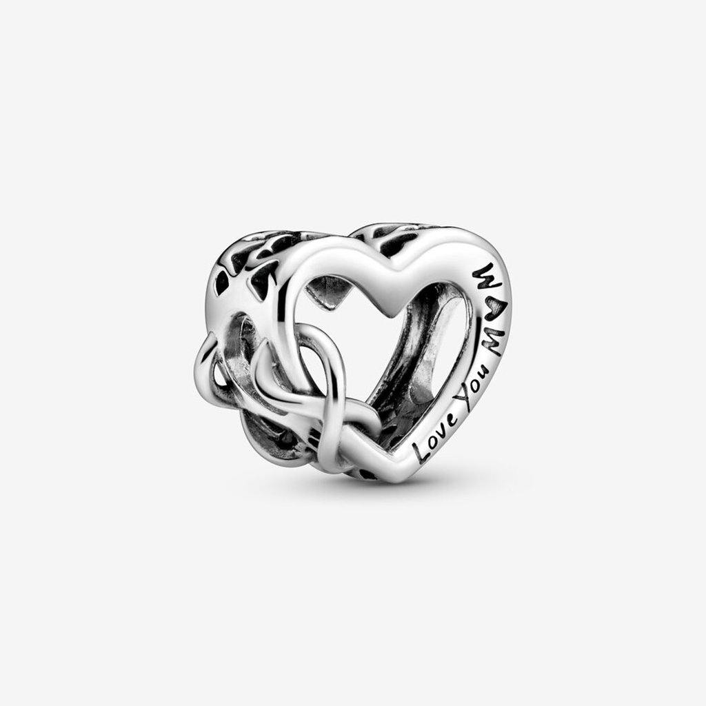 PANDORA  Love You Mum Infinity Heart Charm