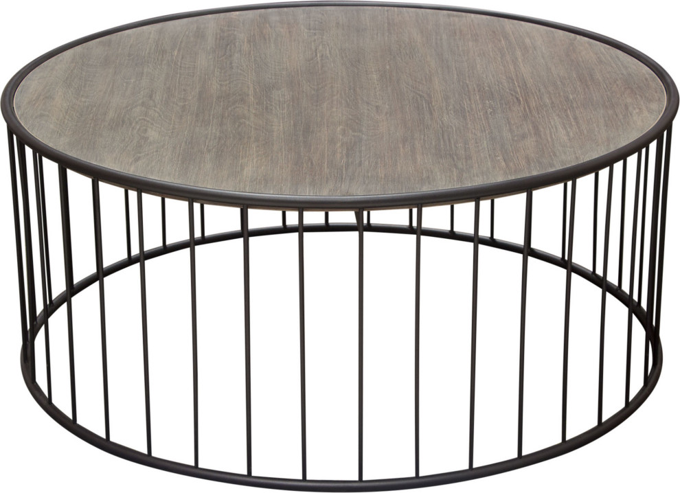 Gibson Cocktail Table   Industrial   Coffee Tables   by HedgeApple  Houzz