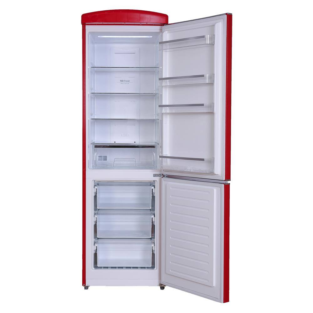 ConServ 10.7 cu. ft. Bottom Mount Retro Refrigerator in Red RF 132 R